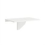 Table blanche murale rabattable en bois Table blanche murale rabattable en bois