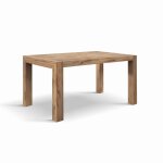 Table en bois, finition ch�ne rustique, ext. 160x90 - 240x90cm