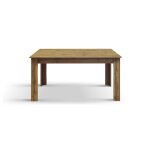 Table en bois, finition ch�ne rustique, extensible 140x80 - 180x80 cm