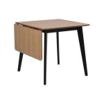 Table carrée extensible en bois l80 / 120 chêne Table carrée extensible en bois l80 / 120 chêne