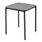 Table carrée de terrasse (70x70cm) noire Table carrée de terrasse (70x70cm) noire