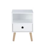 Table de chevet enfant blanche Table de chevet enfant blanche