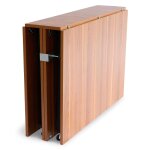 Table console extensible 300cm nefertiti bois noisette