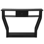 Table console noir 120 x 30 x 81 cm Table console noir 120 x 30 x 81 cm