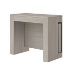 Table console  rallonge en bois, finition orme perl 9045 - 90295 cm