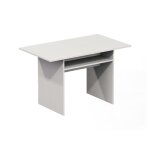 Table console  rallonge effet bois blanc 120x35h75 cm