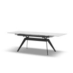 Table extensible pour 6 / 8 personnes en cramique 160 / 220x76 cm