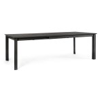 Table extensible en aluminium anthracite 160�100 cm - 240�100 cm