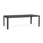 Table extensible en aluminium anthracite 180�100 cm - 240�100 cm