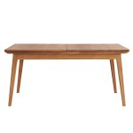 Table extensible en bois massif noir 6 / 12 places l160 / 240 Table extensible en bois massif noir 6 / 12 places l160 / 240