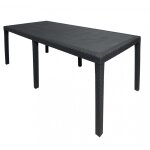 Table d'extérieur anthracite 150x90 cm Table d'extérieur anthracite 150x90 cm