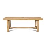 Table de ferme bois chêne massif l220 chêne clair Table de ferme bois chêne massif l220 chêne clair
