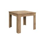 Table finition ch�ne, extensible par pliage 90�90 cm - 180�90 cm