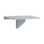 Table grise murale rabattable en bois