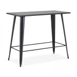 Table haute rectangulaire de style industriel new - york