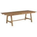 Table de jardin 240 cm en bois de teck massif