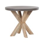 Table de jardin 4 personnes en fibre - ciment gris Table de jardin 4 personnes en fibre - ciment gris