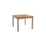 Table de jardin carrée teck Table de jardin carrée teck