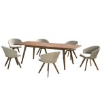 Table de jardin et chaises en acacia 8 / 10 personnes