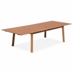 Table de jardin extensible en bois eucalyptus 10 places Table de jardin extensible en bois eucalyptus 10 places