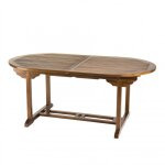 Table de jardin extensible en teck huilé 8 / 10 personnes l240 Table de jardin extensible en teck huilé 8 / 10 personnes l240