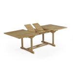 Table de jardin extensible en teck massif l180 / 240 Table de jardin extensible en teck massif l180 / 240