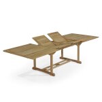 Table de jardin extensible en teck massif l200 / 300 Table de jardin extensible en teck massif l200 / 300