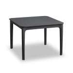 Table de jardin en plastique anthracite Table de jardin en plastique anthracite