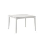 Table de jardin en plastique blanc