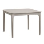 Table de jardin en plastique taupe