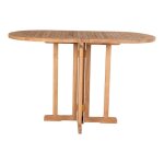 Table de jardin pliante 4 places en bois de teck massif