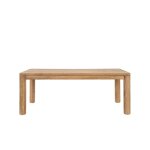 Table de jardin rectangulaire en teck l200