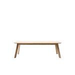 Table de jardin rectangulaire en teck l240 10 places Table de jardin rectangulaire en teck l240 10 places
