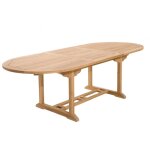 Table de jardin en teck 8 / 10 personnes extensible l240 cm Table de jardin en teck 8 / 10 personnes extensible l240 cm