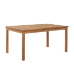 Table de jardin en teck massif 150cm