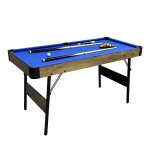 Table de jeu 4 en 1 en bois noir