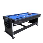 Table de jeu 4 en 1 en bois noir