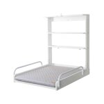 Table  langer murale en bois blanc matelas  langer