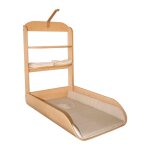 Table  langer murale en bois imitation chne clair
