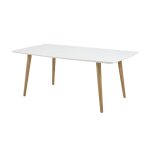 Table  manger 160x100 cm blanc