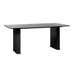 Table à manger 190 cm bois noir Table à manger 190 cm bois noir