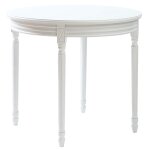Table  manger 4 personnes ronde en bois de pin blanc