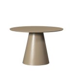 Table à manger 4 personnes ronde en bois - taupe Table à manger 4 personnes ronde en bois - taupe
