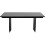 Table  manger 6 / 10 personnes extensible noire l180 / 260