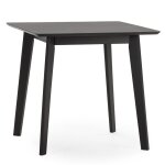Table à manger 80x80 cm couleur noir Table à manger 80x80 cm couleur noir
