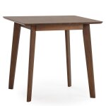 Table à manger 80x80 cm couleur noyer Table à manger 80x80 cm couleur noyer