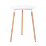 Table  manger en bois blanc