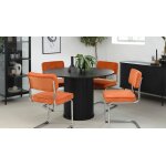 Table  manger bois noir 120x120cm