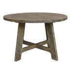 Table � manger en bois recycl� marron �. 120 x ht. 76 cm