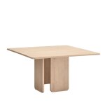 Table à manger carrée design 137cm en bois arq naturel 137x137x75cm Table à manger carrée design 137cm en bois arq naturel 137x137x75cm